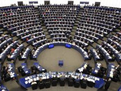 Vista general durante un pleno del Parlamento Europeo.
