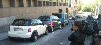 Calle del Doctor Velasco, donde se produjo el accidente.