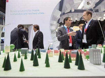 Uno de los expositores del Smart City Expo World Congress.