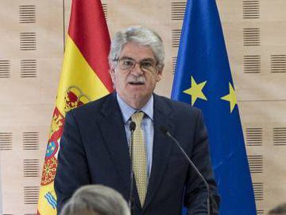 El ministro de Asuntos exteriores, Alfonso Dastis.
