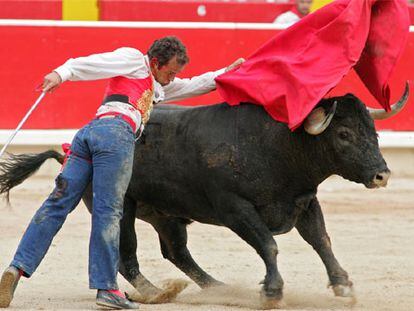 Antonio Ferrera cortó dos orejas a su segundo toro.