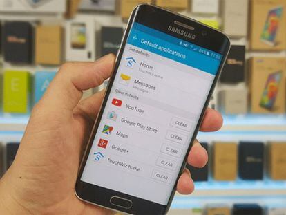 Cómo cambiar la aplicación predeterminada para una acción en los Samsung Galaxy