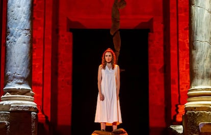 Irene Arcos en 'Antígona', dirigida por David Gaitán.