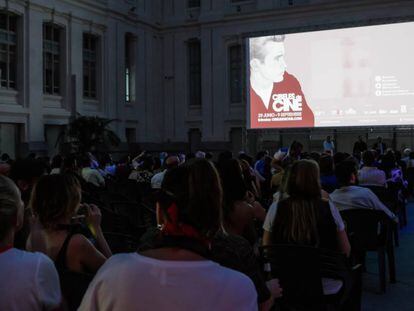 Una proyección en la pasada edición de Cibeles de Cine. 