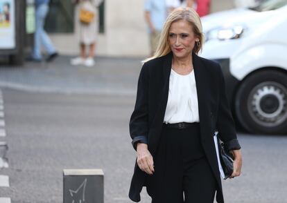 La expresidenta de la Comunidad de Madrid Cristina Cifuentes.