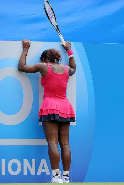 Serena Williams, ayer.