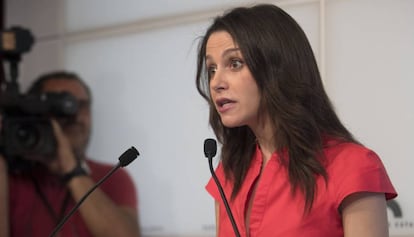 La líder de Ciutadans a Catalunya, Inés Arrimadas, en una fotografia d'arxiu.