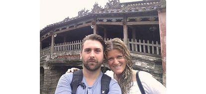 "Aquí va nuestro #SelfieElviajero en Hoi an, Vietnam", cuentan Albert y Ana, y mandan este recuerdo del país asiático.