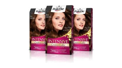 Savings pack of three dyes for hydrating hair color in brown tone (back to brown) from L'Oréal.