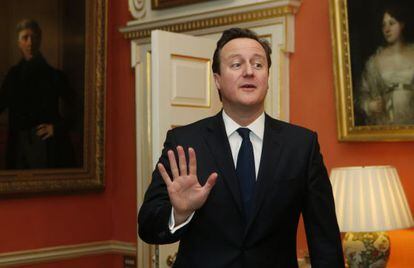 El primer ministro brit&aacute;nico David Cameron.