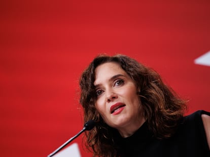 La presidenta de la Comunidad de Madrid, Isabel Díaz Ayuso.