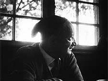 Martin Heidegger, en su cabaña de Messenkirch.