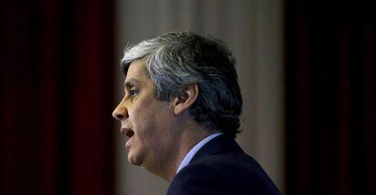  El ministro luso de Finanzas, M&aacute;rio Centeno