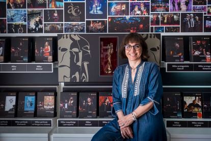 Judith Colell, nueva directora de la Academia del Cine Catalá, el lunes en la sede de la institución.