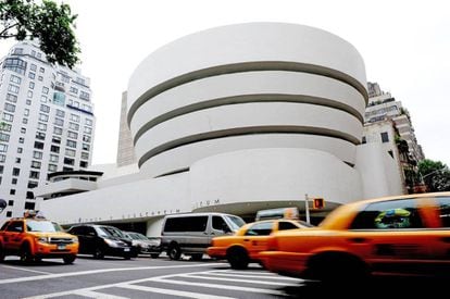 El exterior del Museo Guggenheim de Nueva York, obra del arquitecto Frank Lloyd Wright.