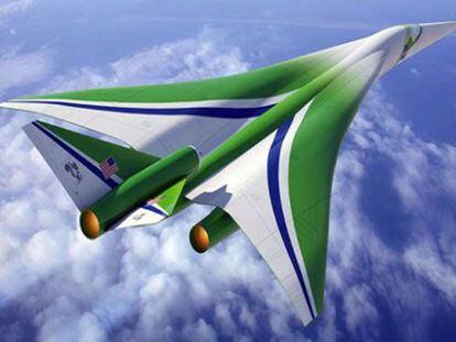 El avion supers&oacute;nico que basado en el dise&ntilde;o de la Universidad de Stanford est&aacute; construyendo la empresa Lockheed Martin