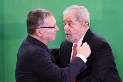 Luiz Inacio Lula da Silva en la toma de posesión como ministro.