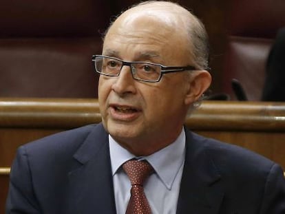 El ministro de Hacienda y Administraciones P&uacute;blicas, Crist&oacute;bal Montoro.