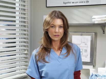Ellen Pompeo en 'Anatomía de Grey'.