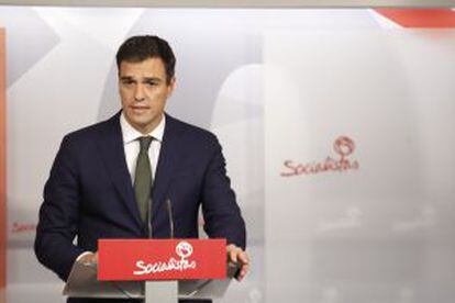 Pedro Sánchez, secretario general del PSOE.