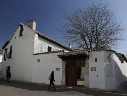 La casa donde Cervantes vivió en Esquivias (Toledo).
