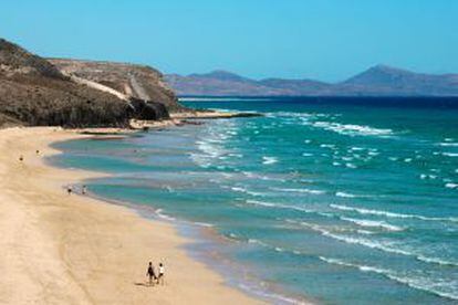 Playa del Mal Nombre, en Jandía (Fuerteventura).