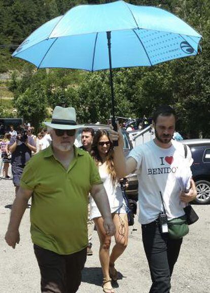 Pedro Almod&oacute;var, durante su &uacute;ltimo rodaje. 