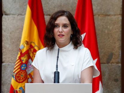 La presidenta de la Comunidad de Madrid, Isabel Díaz Ayuso.