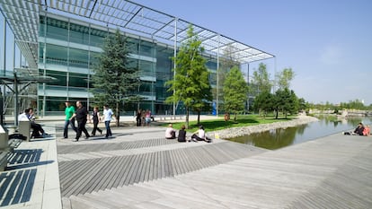 Edificio sostenible Chiswick Business Park, en Londres.