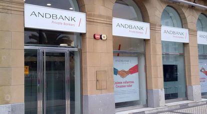 Una oficina de Andbank en Espa&ntilde;a. 