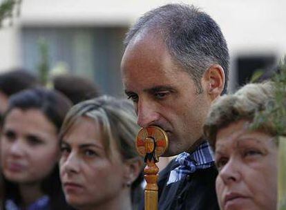 El presidente valenciano, Francisco Camps, en la romería de la Santa Faz de Alicante.