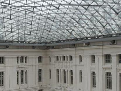 Interior del Palacio de Cibeles, sede del Ayuntamiento, tras las obras de rehabilitación de 2011.