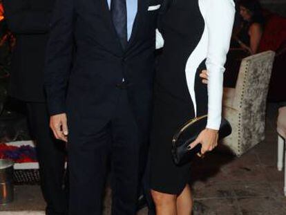 Eva Longoria y José Antonio Bastón, en un evento, el pasado 15 de noviembre.