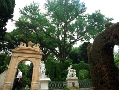 Los Jardines de Monforte en Valencia, en cuyo palacete se celebran bodas civiles y también acogerán las ceremonias laicas de bienvenida a los recién nacidos.