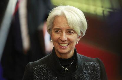 La directora gerente del Fondo Monetario Internacional, Christine Lagarde