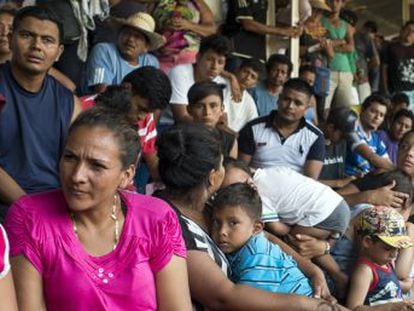 La caravana de un millar de migrantes con la que Trump ha atizado a México aguarda en Oaxaca para seguir su camino hacia Estados Unidos con más visibilidad