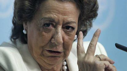 Rita Barberá, senadora y miembro del comité ejecutivo del PP.