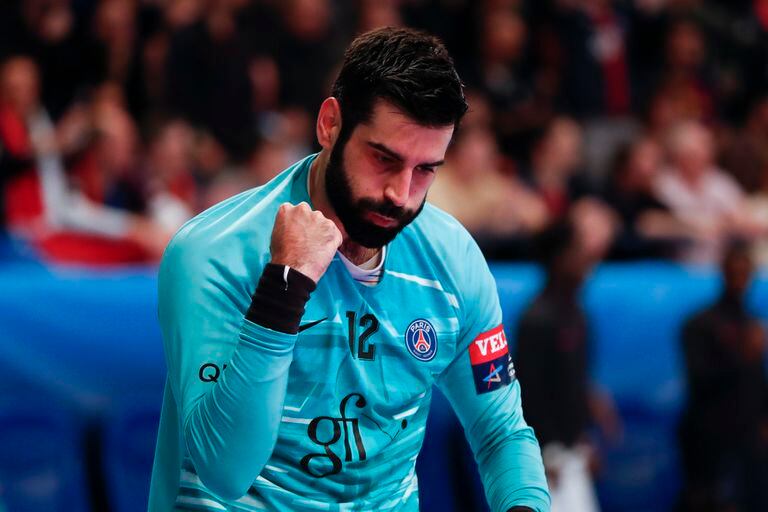 Rodrigo Corrales, en el PSG-Barça de Champions de esta temporada.