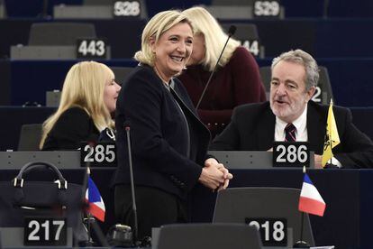 La l&iacute;der del Frente Nacional franc&eacute;s, Marine Le Pen.