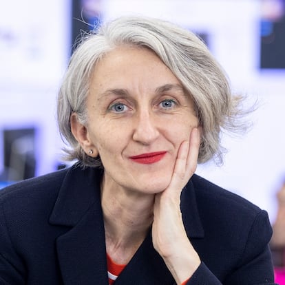 DVD1139. Madrid, 16 de diciembre. La periodista Soledad Alcaide, nueva Defensora del lector, en la redacción de EL PAÍS. 