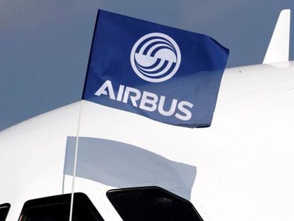 Un avión Airbus A320neo en Toulouse en un vuelo de pruebas.