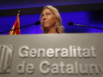 La portaveu de el Govern, Neus Munté, aquest dimarts.