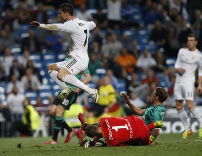 Ronaldo tras marcar el 1 a 0