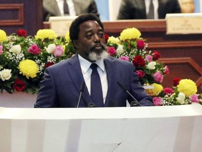 Kabila, durante un discurso el pasado 19 de julio.