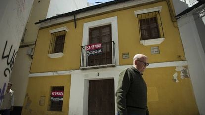 Exterior de la casa natal de Velázquez, en Sevilla.