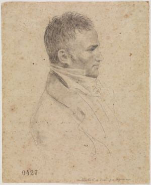 Domingos Sequeira, 'Autorretrato de perfil', ca. 1810.