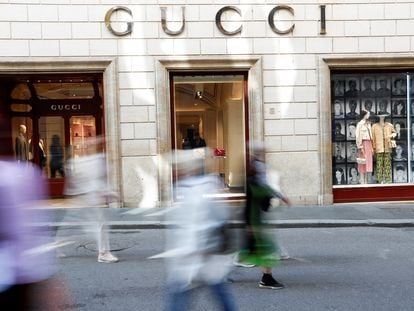 Una tienda de Gucci en Roma.