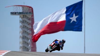El español Álex Rins, durante el GP de las Américas, este domingo en Austin (EE UU).