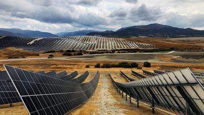 La planta fotovoltaica Olivares, en Jaén, en mayo.