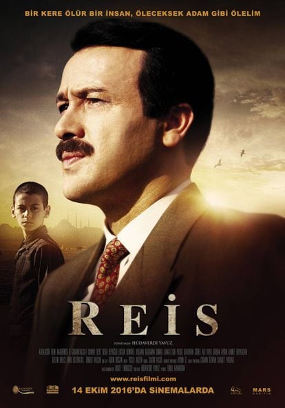 Cartel de la pel&iacute;cula &#039;Reis&#039;, que narra el ascenso del presidente turco desde las calles de un humilde barrio estambul&iacute; al estrellato pol&iacute;tico.